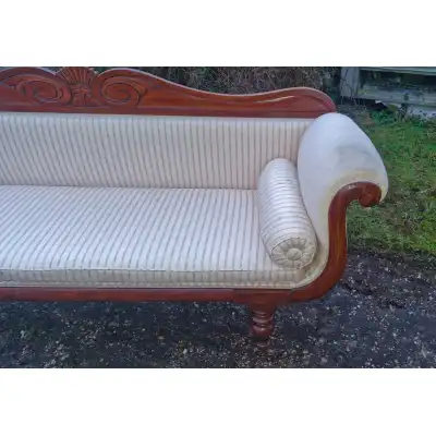 Regency Mahagoni Chaise Longue