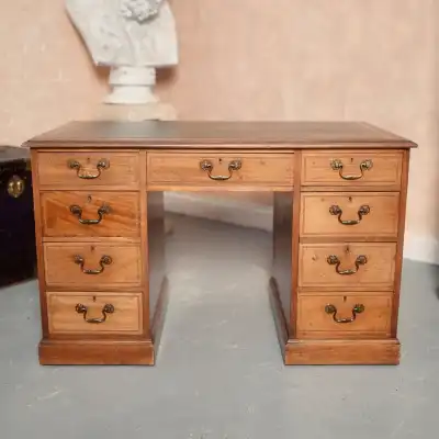 Massiv Mahagoni Schreibtisch