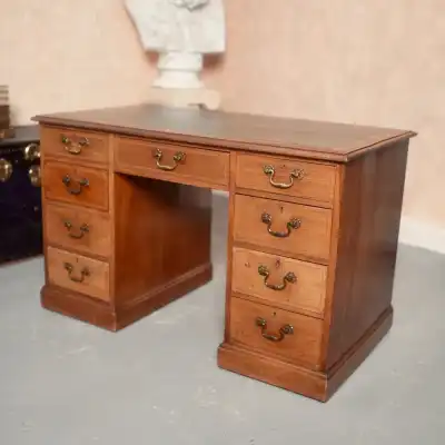 Massiv Mahagoni Schreibtisch