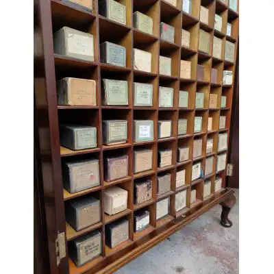 Mahagoni Kabinettschrank Antik