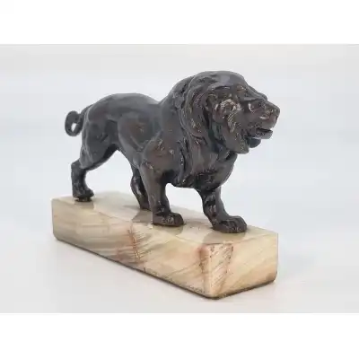 Bronze Löwe Skulptur