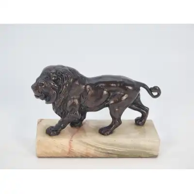 Bronze Löwe Skulptur