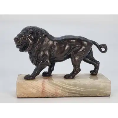 Bronze Löwe Skulptur