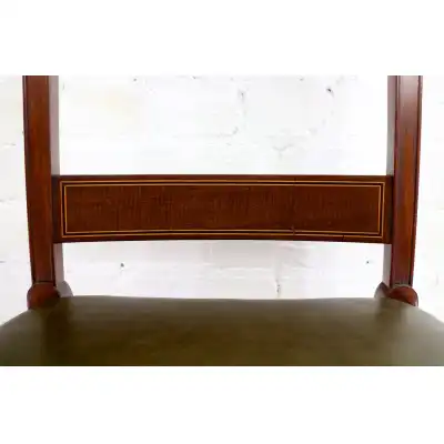 Antikes Mahagoni-Esszimmerstühle