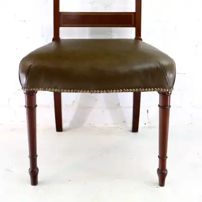 Antikes Mahagoni-Esszimmerstühle