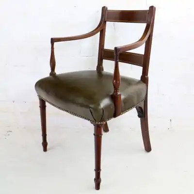 Antikes Mahagoni-Esszimmerstühle