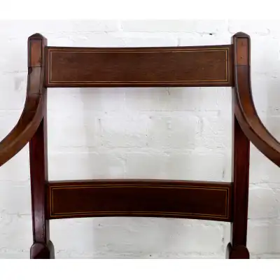 Antikes Mahagoni-Esszimmerstühle