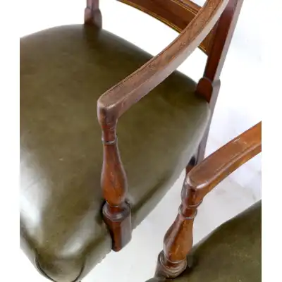 Antikes Mahagoni-Esszimmerstühle