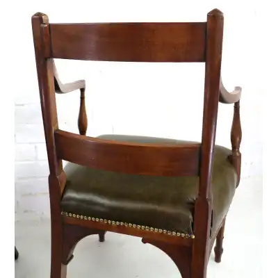 Antikes Mahagoni-Esszimmerstühle