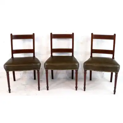 Antikes Mahagoni-Esszimmerstühle