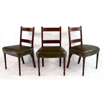 Antikes Mahagoni-Esszimmerstühle