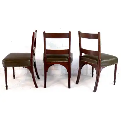 Antikes Mahagoni-Esszimmerstühle