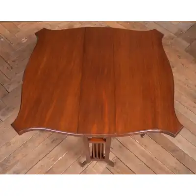 Antiker Edwardianischer Klapptisch aus Mahagoni