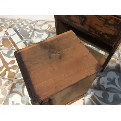 Schubladenmöbel Antik mit 9 Fächern – Viktorianisch, 19. Jahrhundert