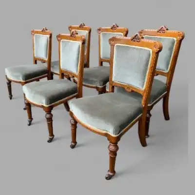 Set aus 6 Esszimmerstühlen