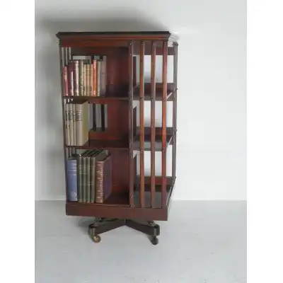 Drehbares Bücherregal Antik