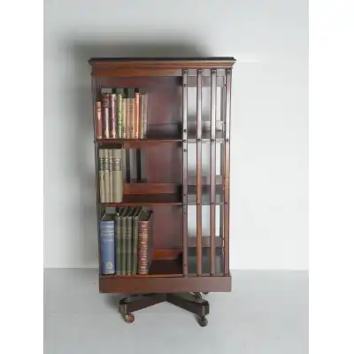 Drehbares Bücherregal Antik