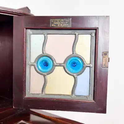 Antiker Mahagoni-Schreibtisch