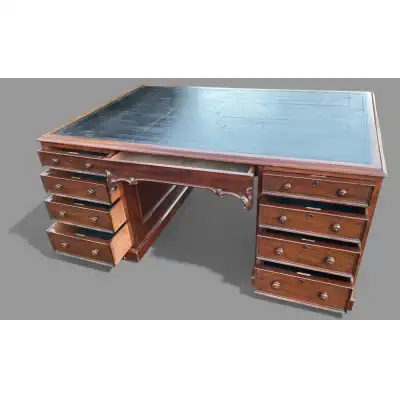 Antiker Partnerschreibtisch