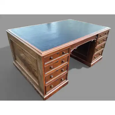 Antiker Partnerschreibtisch