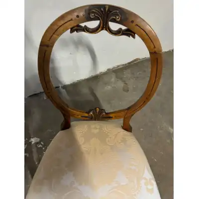 4 Viktorianische Esszimmerstühle