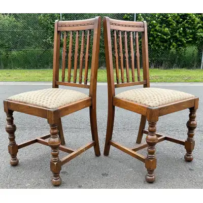 Antikes Paar Esszimmerstühle