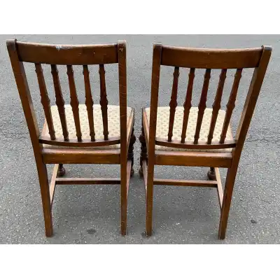 Antikes Paar Esszimmerstühle