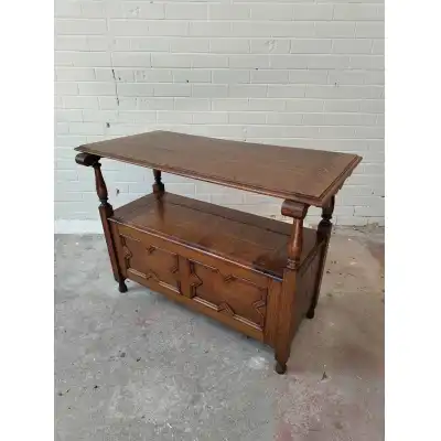 Massiver Eiche Flurbank