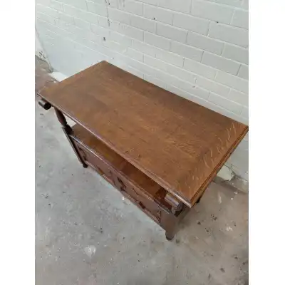 Massiver Eiche Flurbank