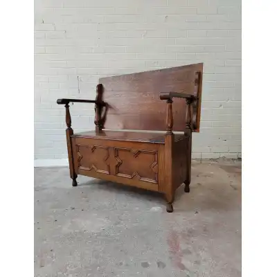 Massiver Eiche Flurbank