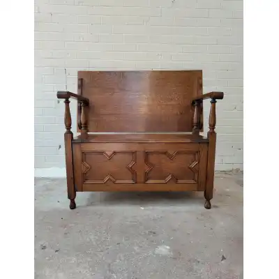 Massiver Eiche Flurbank