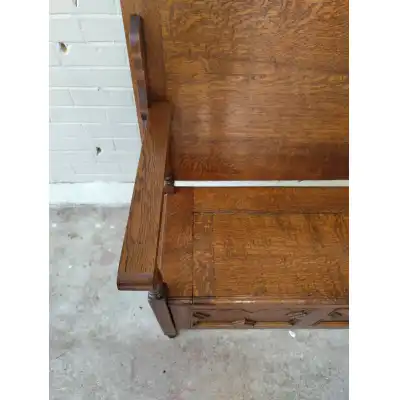 Massiver Eiche Flurbank