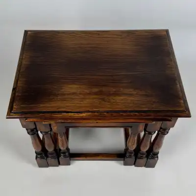 Drei Beistelltische antik