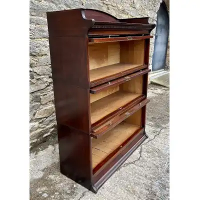 Mahagoni Bücherschrank antik