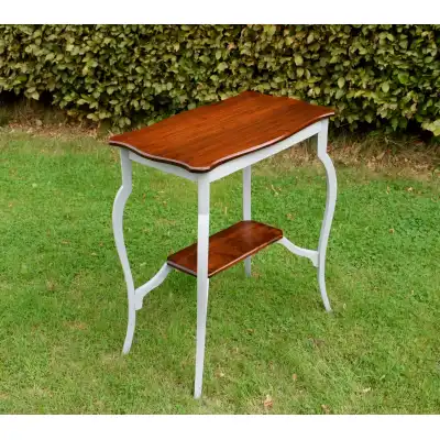 Walnuss Beistelltisch