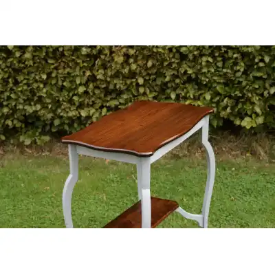 Walnuss Beistelltisch