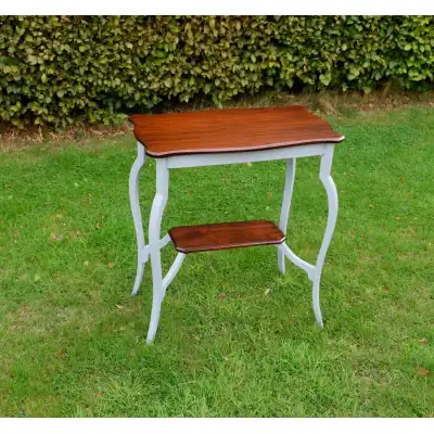 Walnuss Beistelltisch