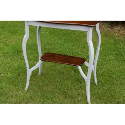 Walnuss Beistelltisch