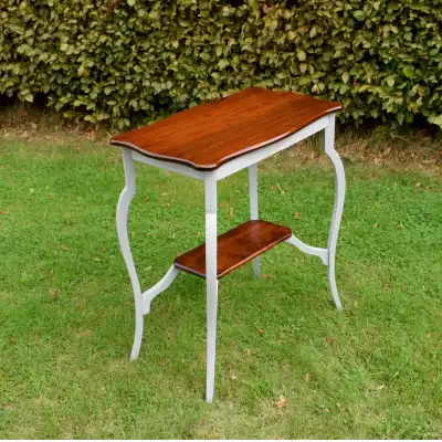 Walnuss Beistelltisch