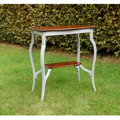 Walnuss Beistelltisch