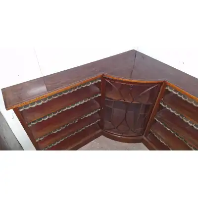 Eck Bücherregal Antik