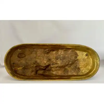 Antike Bronze Skulptur eines Jagdhundes – Jules Moigniez, ca. 1870