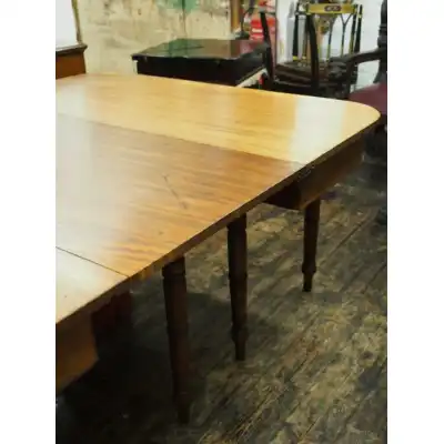 Antiker George IV Mahagoni Esstisch ausziehbar 19. Jahrhundert England