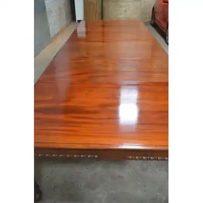 Antiker Regency Esstisch ausziehbar 366 cm Mahagoni Gillows Stil England