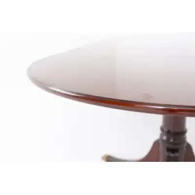 Ovaler Esstisch Antik mit Säulen 