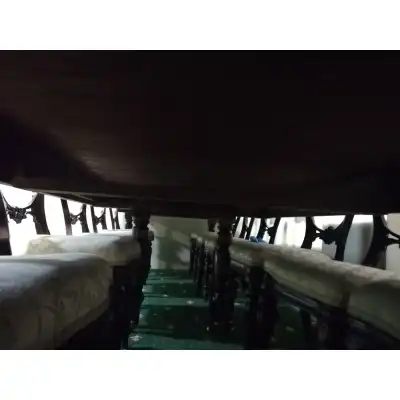 Großes Esszimmer Set - Dining Table und Stühlen