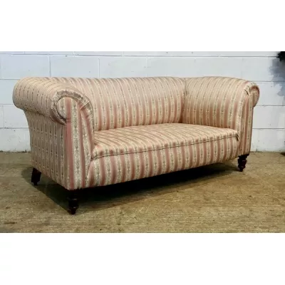Schönes antikes viktorianisches Stoff Sofa Regency 1880