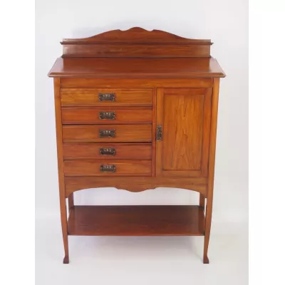 Schönes edwardianisches Mahagoni Sideboard Original Massivholz