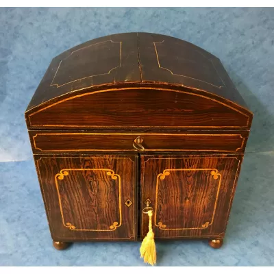 Englischer George III. Tischschrank antik ca 1810 Original
