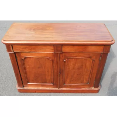 Kleines Victorian Mahagoni Sideboard Original 1850